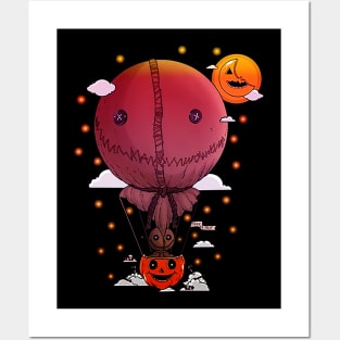 baloon ghost Posters and Art